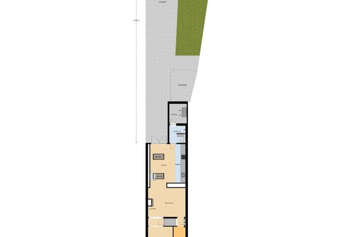 Plattegrond – Huskensweg 45, Heerlen
