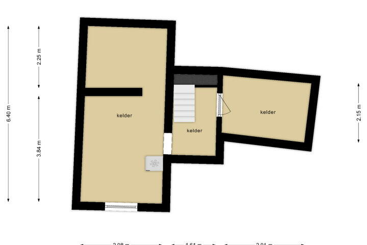 Plattegrond – Hussenbergstraat 25, Geulle