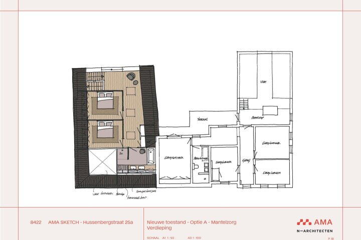 Plattegrond – Hussenbergstraat 25, Geulle