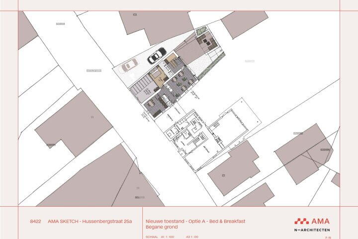 Plattegrond – Hussenbergstraat 25, Geulle