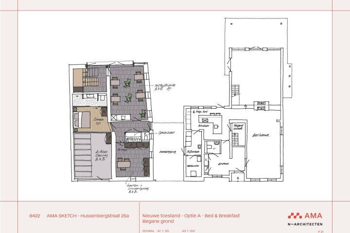Plattegrond – Hussenbergstraat 25, Geulle