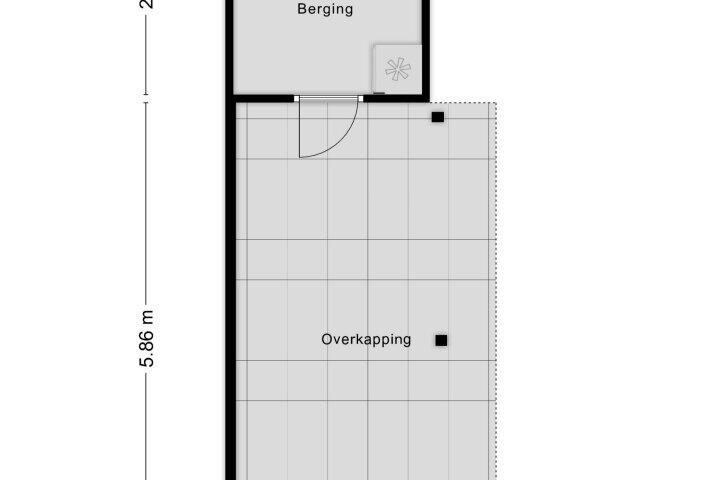 Plattegrond – Huurlingsedam 161, Wijchen