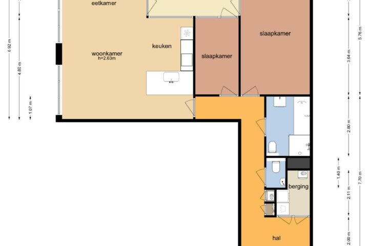 Plattegrond – IJburglaan 1055, Amsterdam
