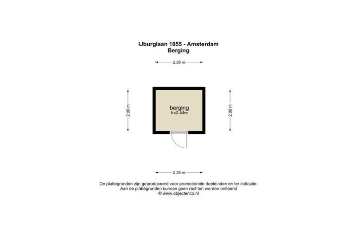 Plattegrond – IJburglaan 1055, Amsterdam