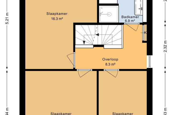 Plattegrond – Ikenveld 17, Nieuw-Roden