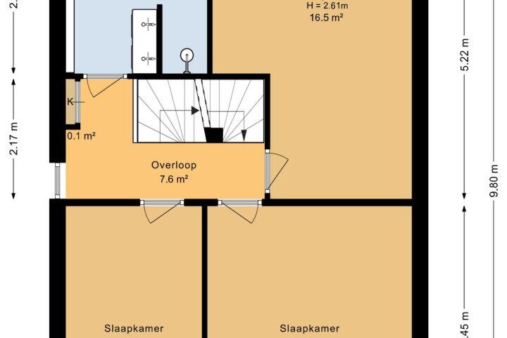 Plattegrond – Ikenveld 19, Nieuw-Roden
