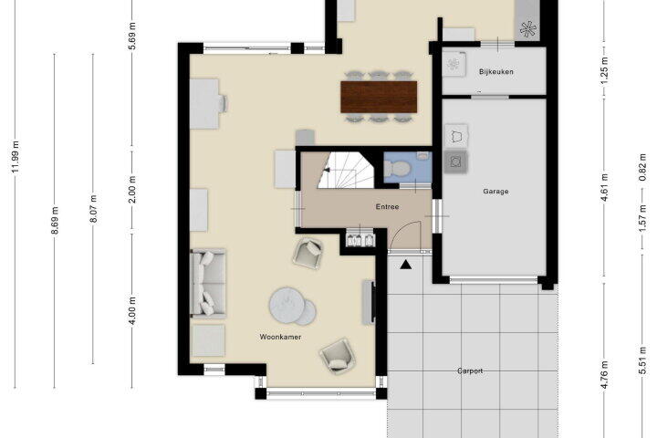 Plattegrond – Imkerberg 60, Roosendaal