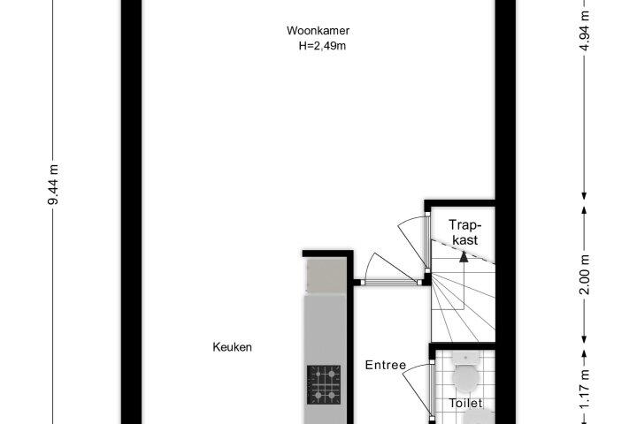 Plattegrond – Impalastraat 50, Almere