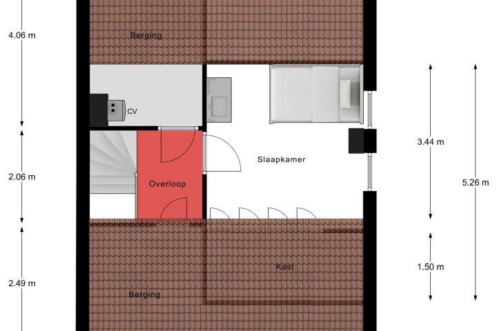 Plattegrond – In het Neervelt 6, Meijel