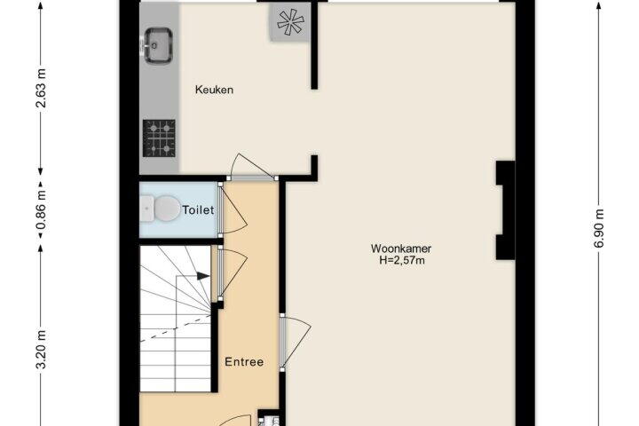 Plattegrond – Irenelaan 31, Bladel