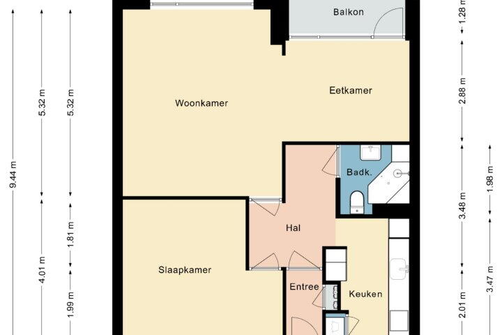 Plattegrond – Irenestraat 29, Beek