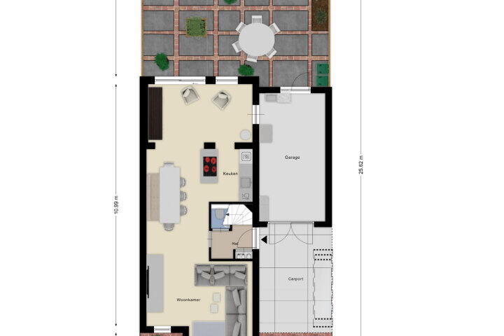 Plattegrond – Irisberg 5, Roosendaal