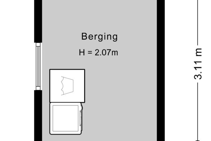 Plattegrond – Irisstraat 5, Amersfoort