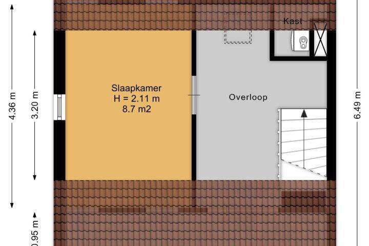 Plattegrond – Irisstraat 22, Enschede