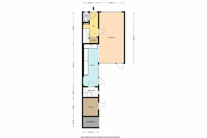 Plattegrond – Ir.Lelylaan 101, Wolvega