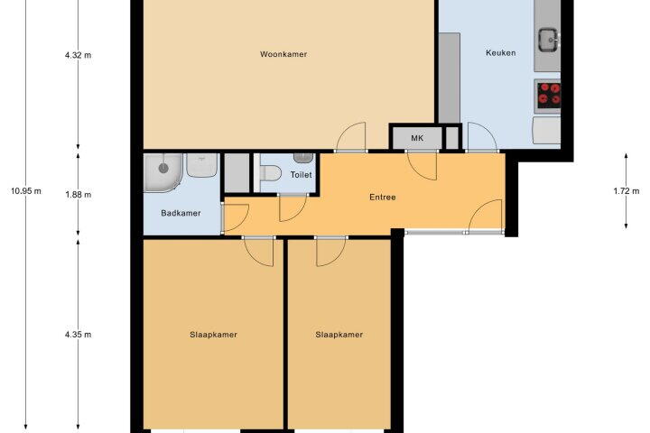 Plattegrond – Ir. Lelystraat 6, Heerlen