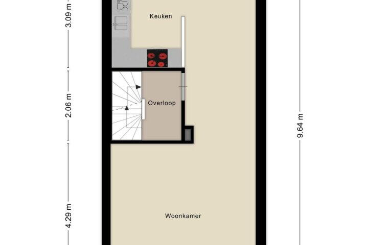 Plattegrond – Isabella Richaardsstraat 50, Amsterdam