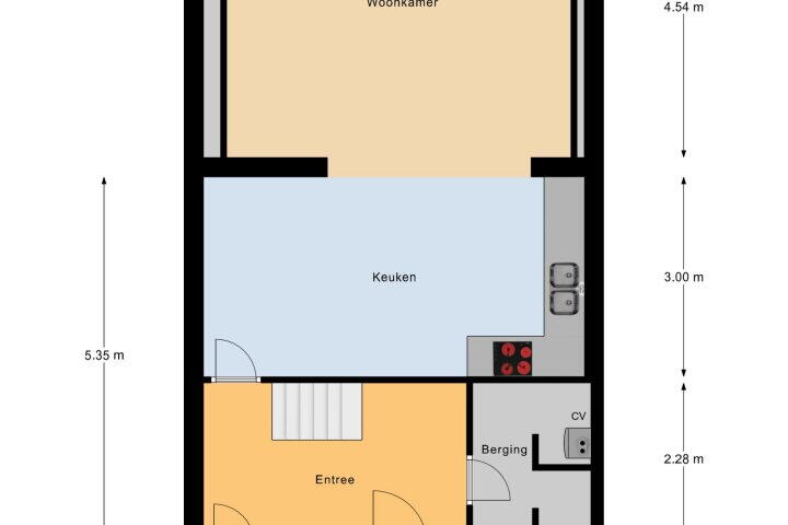 Plattegrond – Italiëlaan 32, Heerlen