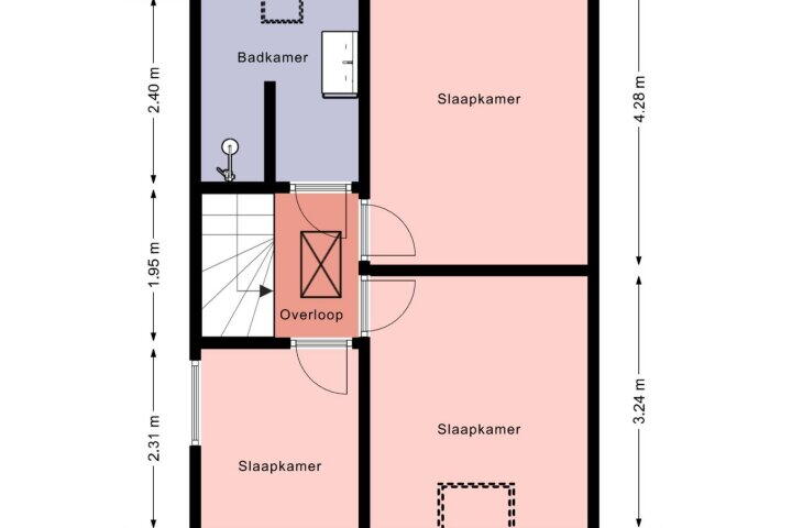 Plattegrond – it Helmhout 14, Heerenveen