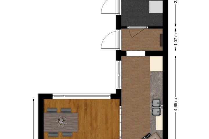 Plattegrond – Jacob Catsstraat 31, Sliedrecht