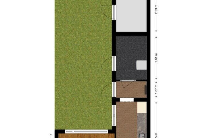 Plattegrond – Jacob Catsstraat 31, Sliedrecht