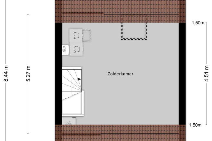 Plattegrond – Jacob Krüsestraat 30, Amsterdam