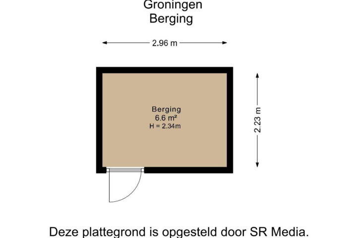 Plattegrond – Jacob van Hattumstraat 60, Groningen