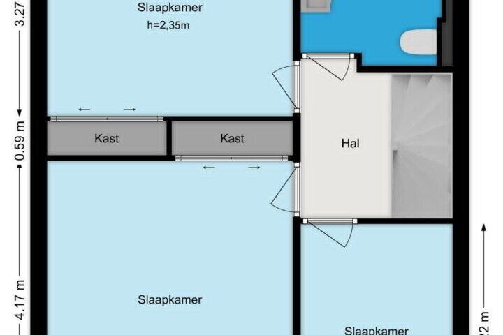 Plattegrond – Jac. P. Thijssesingel 52, Sliedrecht