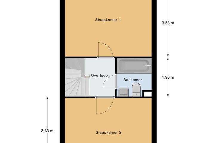 Plattegrond – Jac Thijssedomein 8, Maastricht