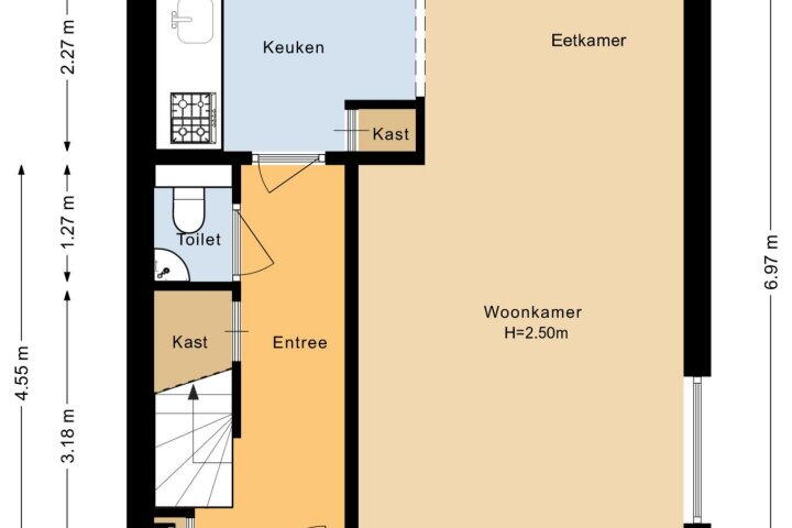 Plattegrond – Jac. van Maerlantlaan 54, Heerhugowaard