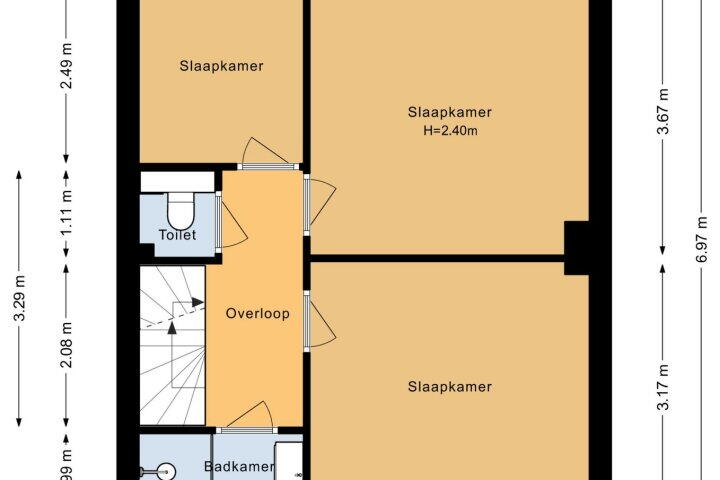 Plattegrond – Jac. van Maerlantlaan 54, Heerhugowaard