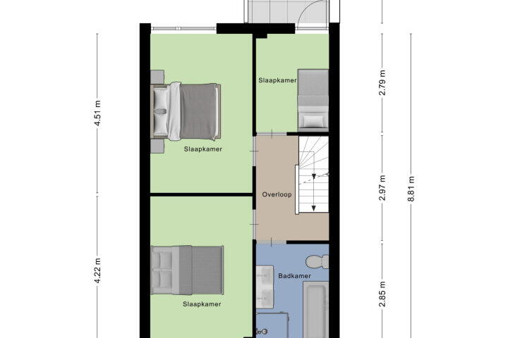Plattegrond – Jadedijk 49, Roosendaal