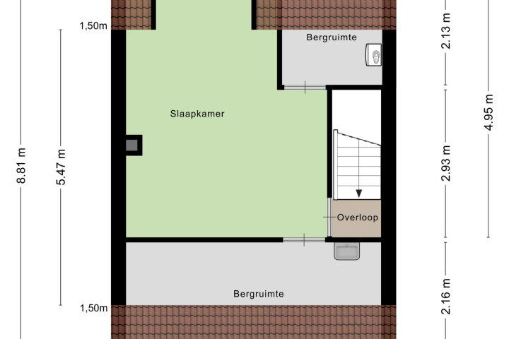 Plattegrond – Jadedijk 49, Roosendaal