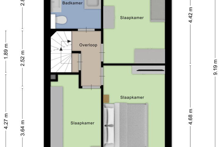 Plattegrond – Jadedijk 6, Roosendaal