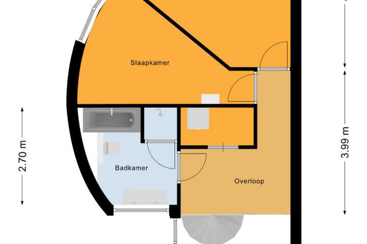Plattegrond – James Stewartstraat 95, Almere