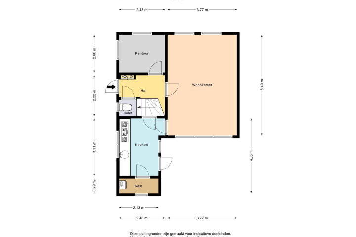 Plattegrond – Jancko Douwamastrjitte 9, Aldeboarn