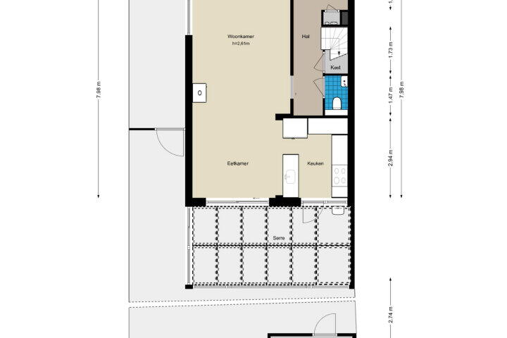 Plattegrond – Jan de Beyerhof 2, Ouderkerk aan de Amstel