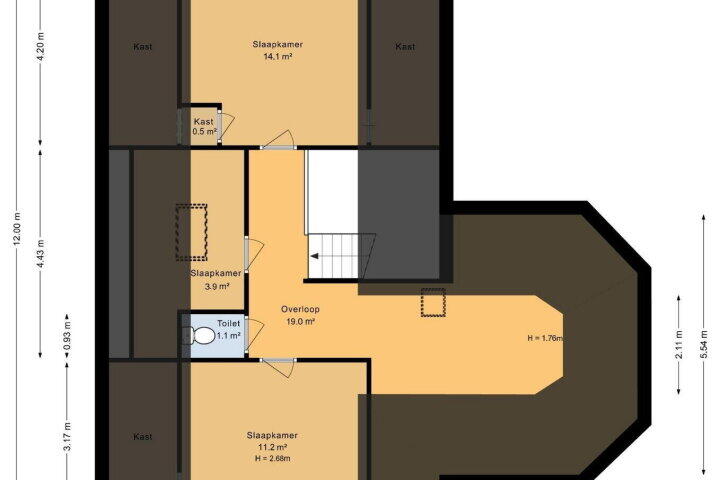 Plattegrond – Jan Fabriciuslaan 9, Roden