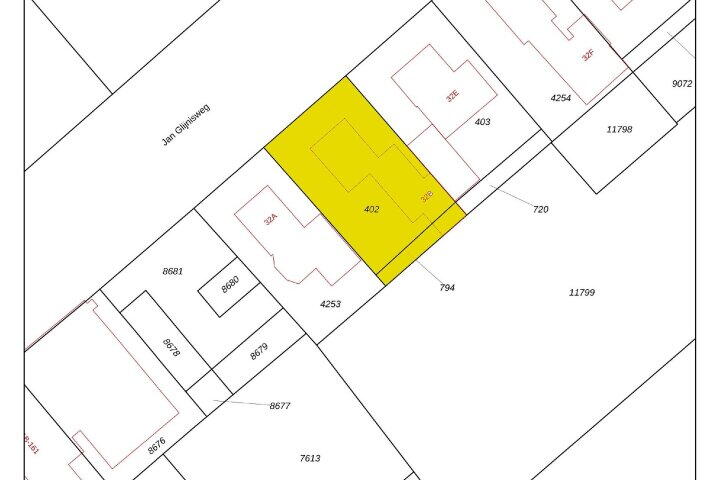 Plattegrond – Jan Glijnisweg 32 B, Heerhugowaard