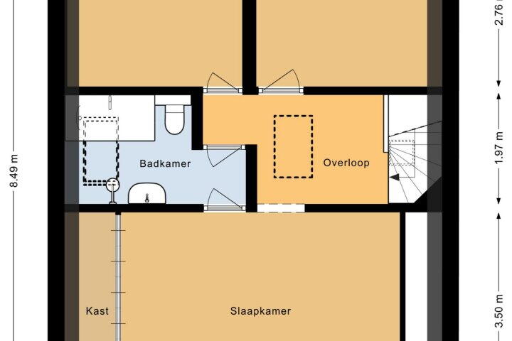 Plattegrond – Jan Glijnisweg 65 B, Heerhugowaard