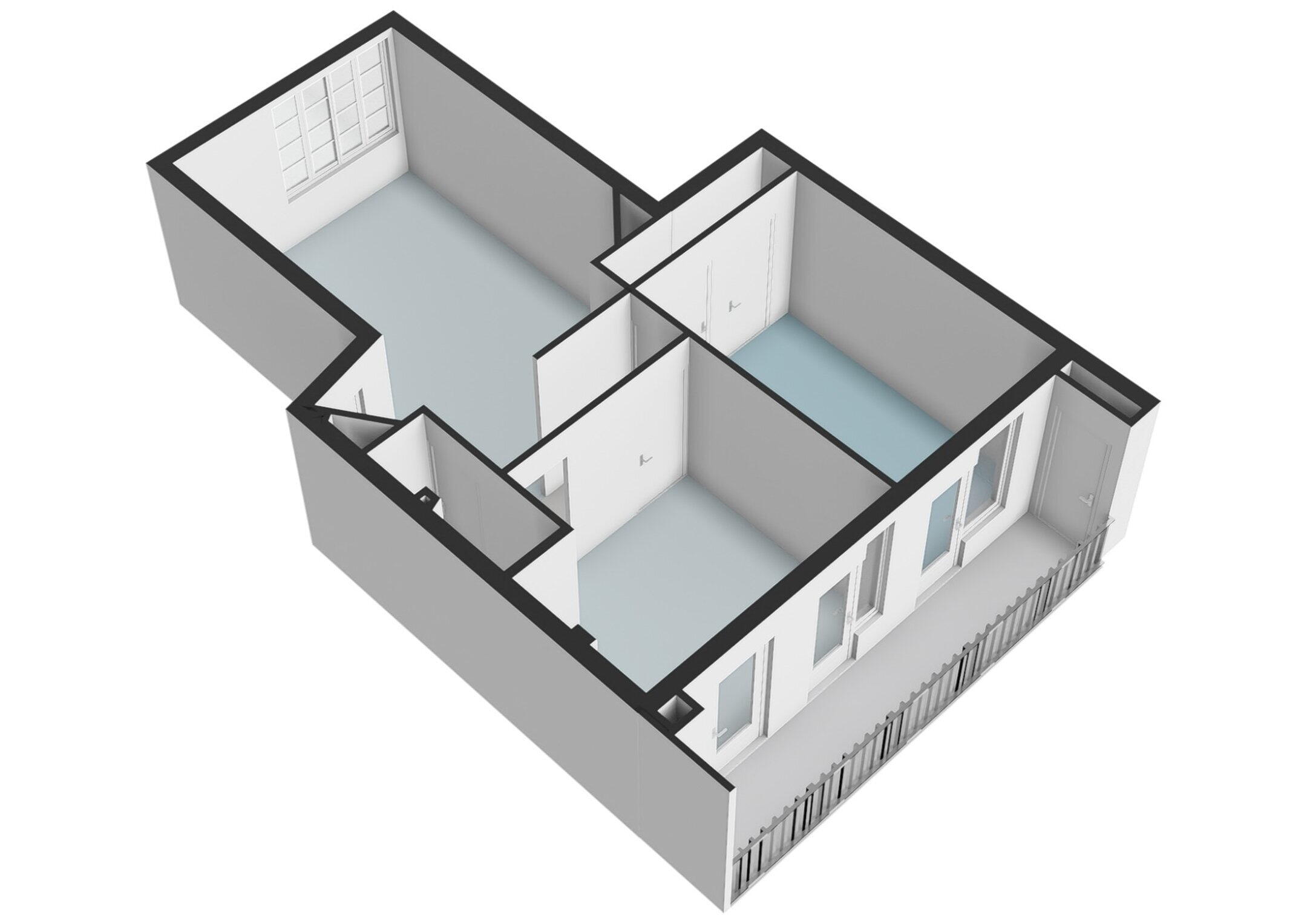 Plattegrond 2 - Jan Lievensstraat 54 1, Amsterdam