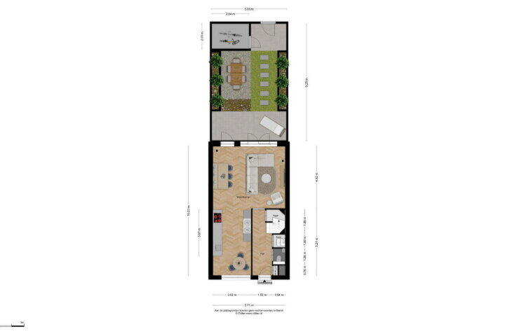 Plattegrond – Jan Ligthartstraat 34, Breda