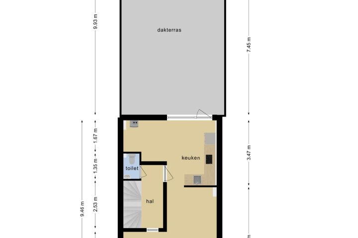 Plattegrond – Jan Mankeslaan 84, Heerenveen