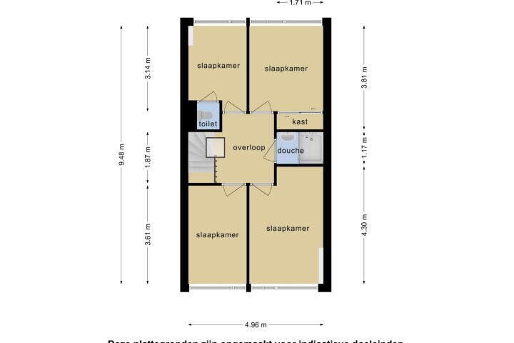 Plattegrond – Jan Mankeslaan 84, Heerenveen