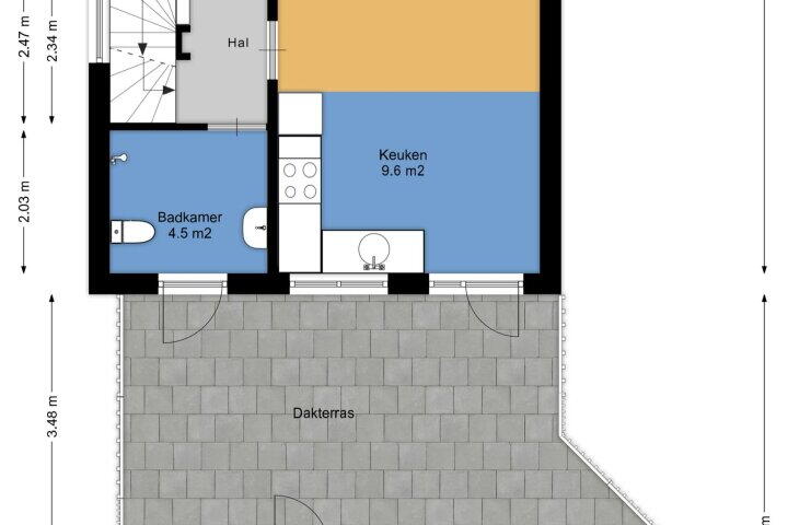 Plattegrond – Janninksweg 40 A, Enschede
