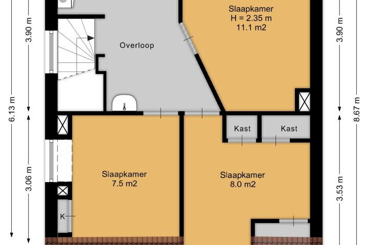 Plattegrond – Janninksweg 42, Enschede
