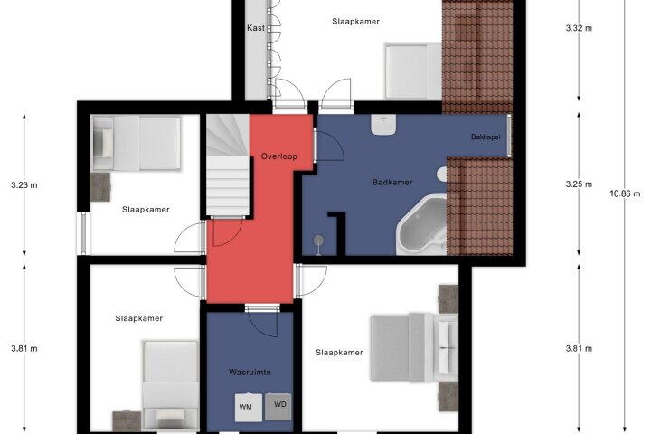 Plattegrond – Jan Thijssensteeg 2, Meijel