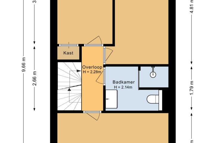 Plattegrond – Jan Tooroplaan 10, Heerhugowaard