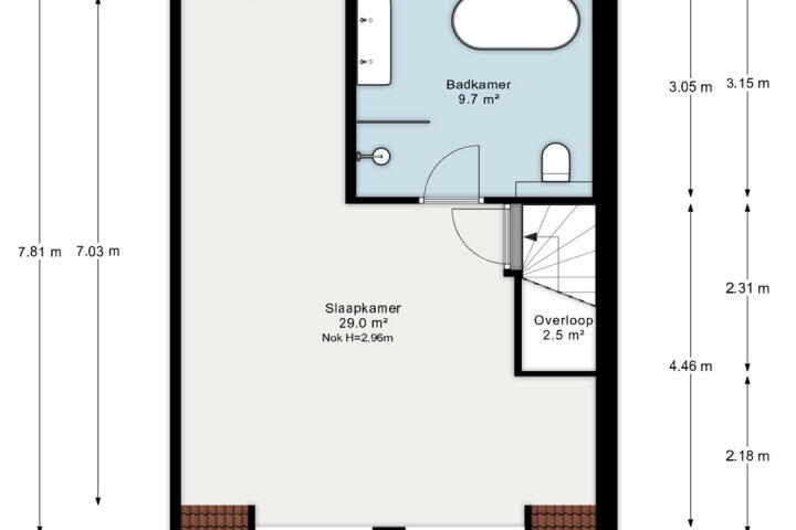 Plattegrond – Jan van Avesneslaan 1, Amstelveen