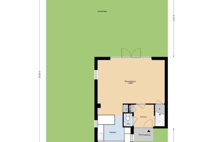 Plattegrond – Jan van Eyckstraat 36, Almere
